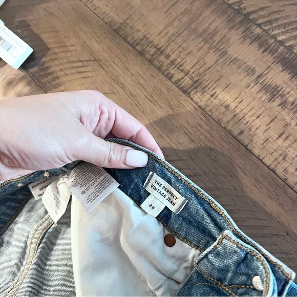 Madewell Women's Size 28 Medium Wash The Perfect Vintage Stretch Denim Jeans - Picture 5 of 7